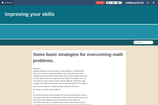 Interactive Learning Pages | netboard.me