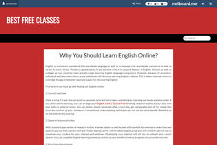 Interactive Learning Pages | netboard.me