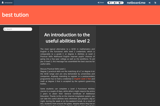 Interactive Learning Pages | netboard.me