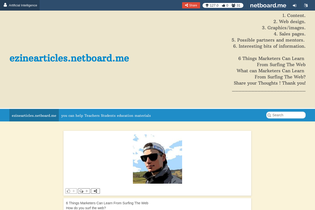 Interactive Learning Pages | netboard.me