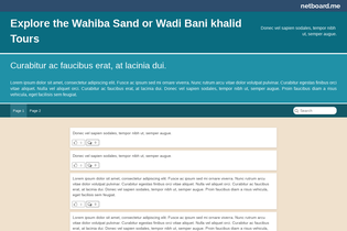 Interactive Learning Pages | netboard.me