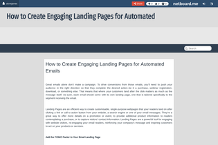 Interactive Learning Pages | netboard.me