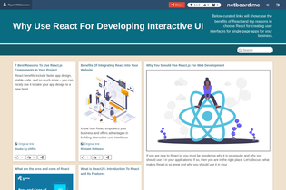 Interactive Learning Pages | netboard.me
