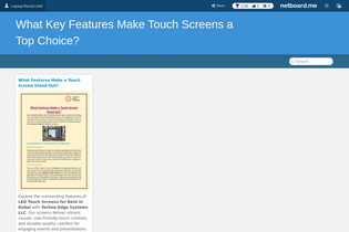Interactive Learning Pages | netboard.me